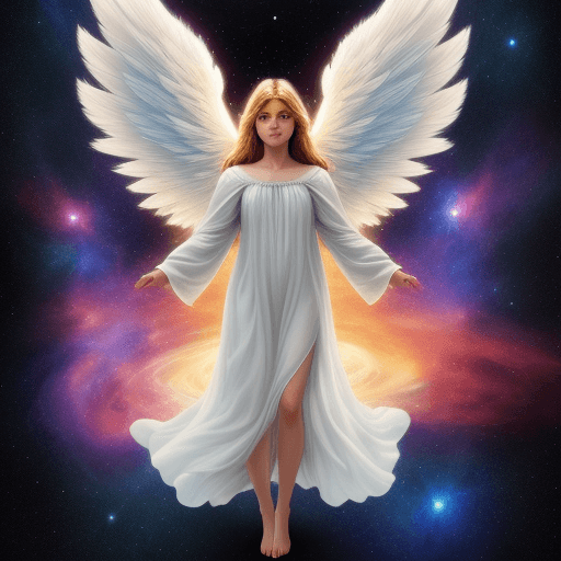 AI generated: angel of the universe
