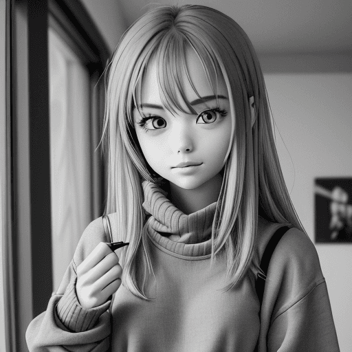 AI generated: High quality photo of a simple style in gray tones