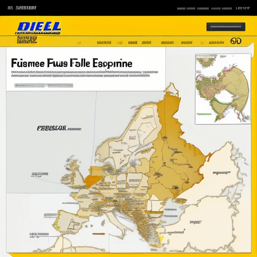 AI generated: Design of the first page of the site. The theme is the sale of petroleum products, diesel fuel, gaso...