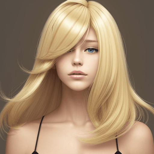 AI generated: blond hair