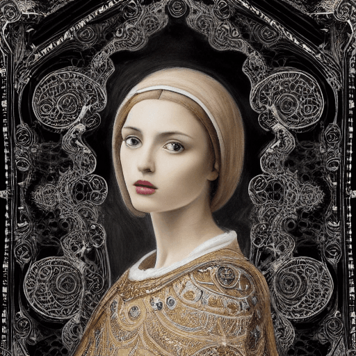 AI generated: Oil painting, high resolution 8k, Raffaello master painter, Byzantine artwork, intricate background,...