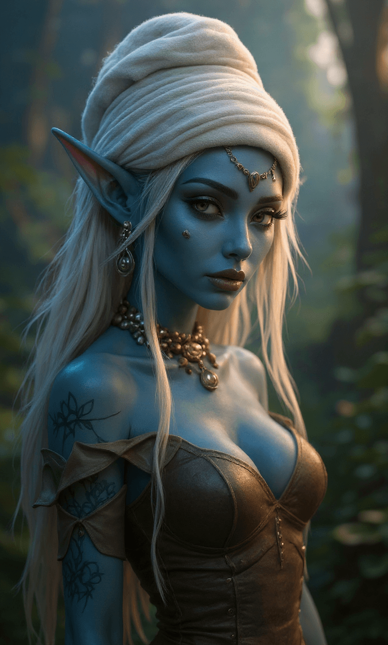 AI generated: Create a new species from this original. Alter with other worldly backdrop, repose the character. If...