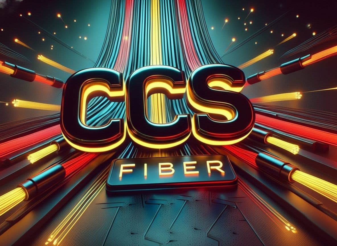 AI generated: create anew crisper cleaner futuristic logo for a fiber optic company using the uploaded image as a ...