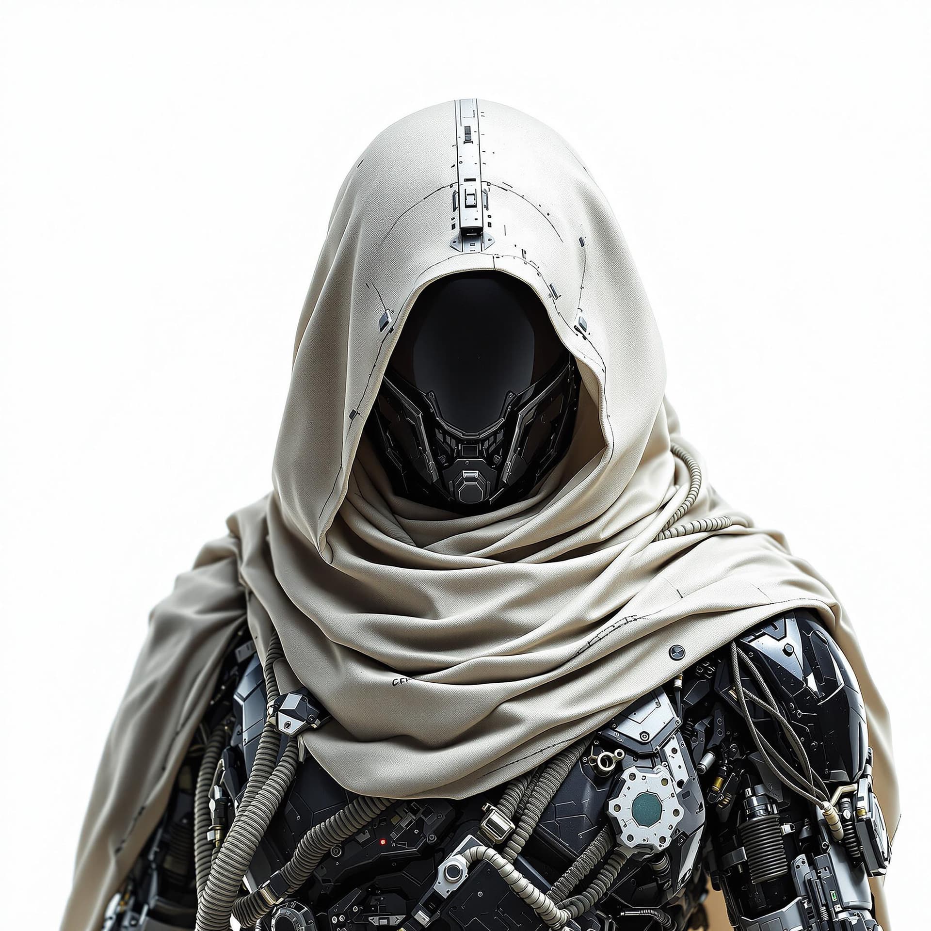 AI generated: Photo-realistic, Hyper-Detailed, black ops, middle eastern cyborg infused human warriors, armor is i...