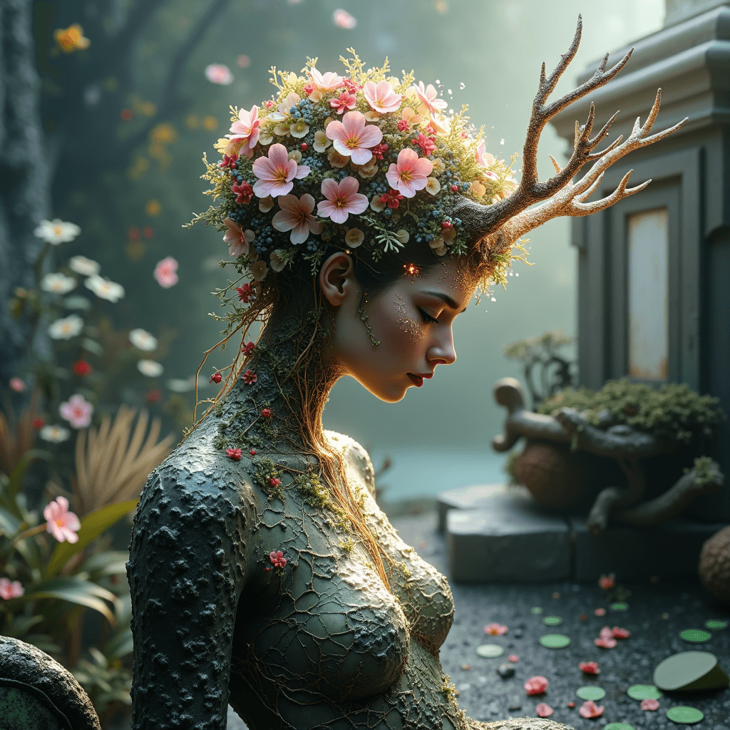 AI generated: Flora