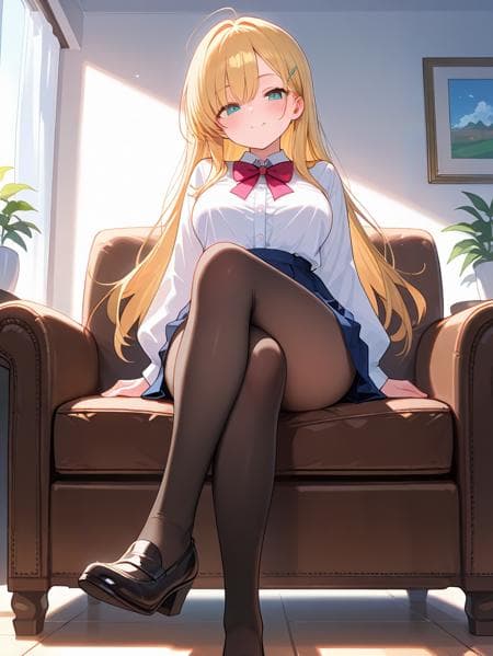 足組み/crossed legs