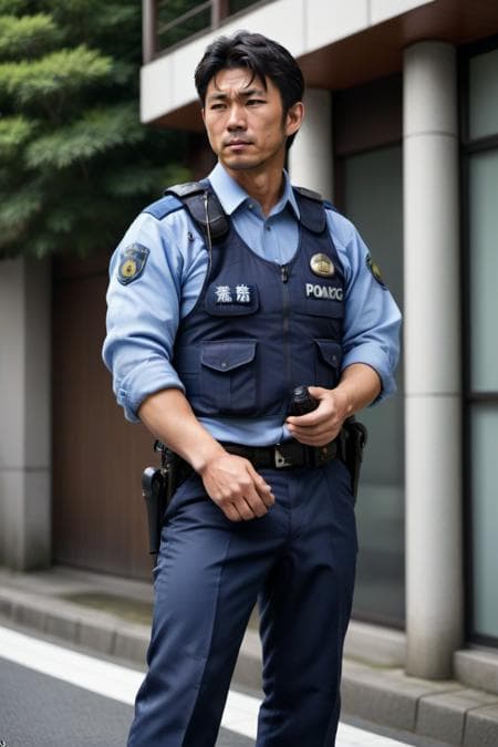 Male Japanese Police Uniform (summer)