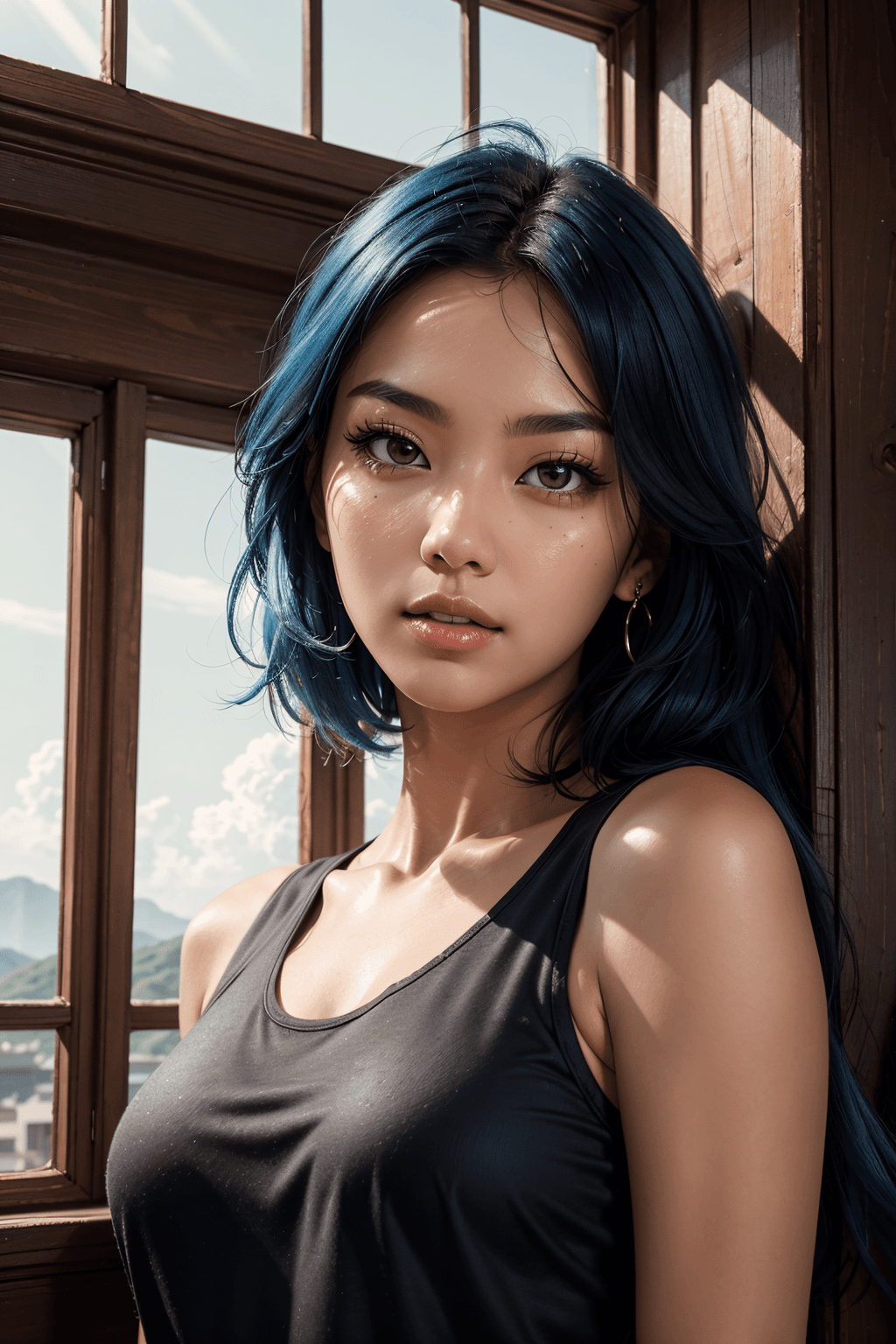 AI generated: (best quality, masterpiece, perfect face, beautiful and aesthetic:1.2, colorful, dynamic angle, high...