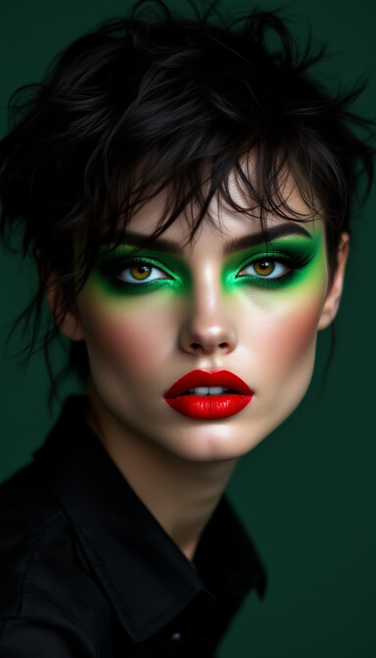 AI generated: "Image is a high-resolution, taken with a Sony A1 26mm prime lens of a stylised portrait of a 23 yea...