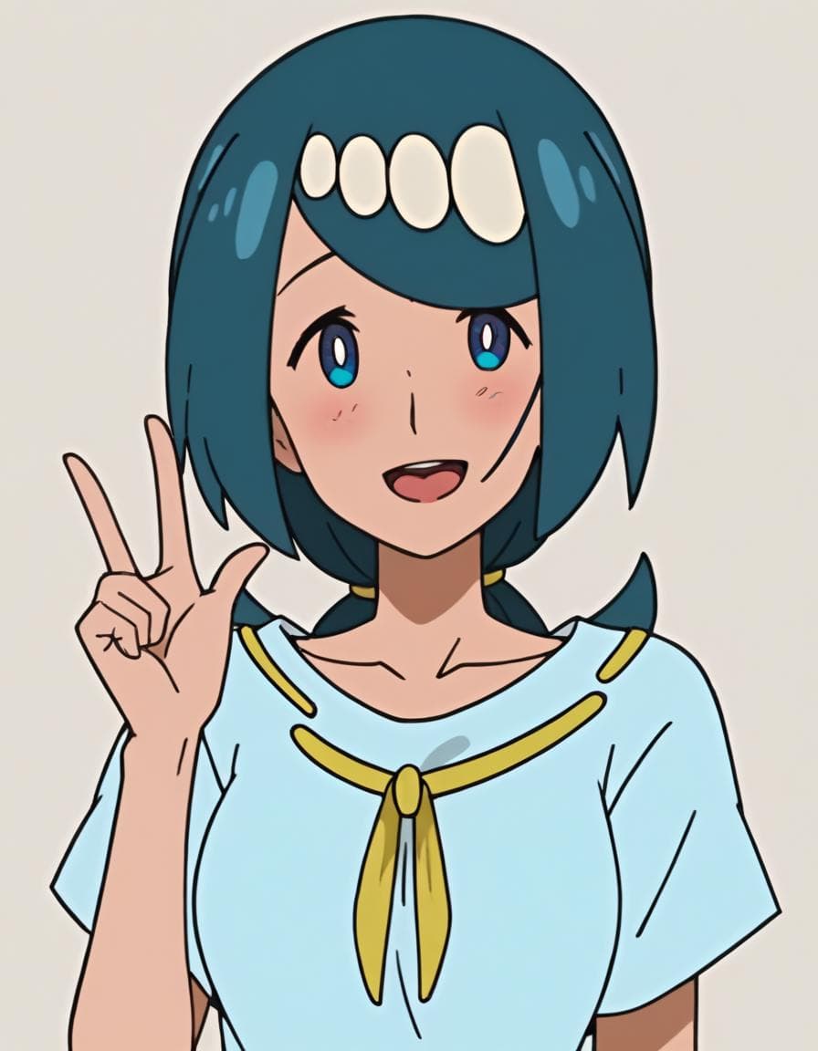 Pokemon Lana mum Anime Style (Pony)