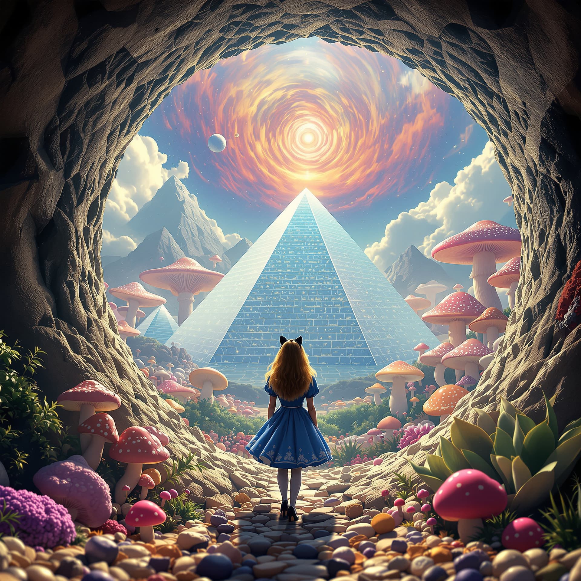 AI generated: Psychedelic, trippy, surreal. In high, surreal, psychedelic detail and rendered in 8k. Reality is me...