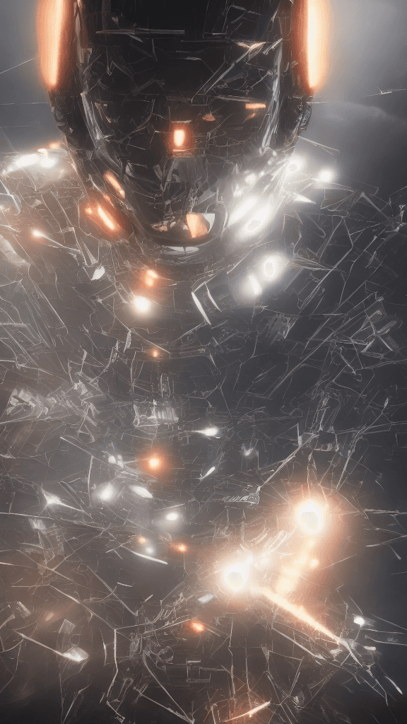 AI generated: create an image for possible word war 3 but take into consideration technological development. octan...