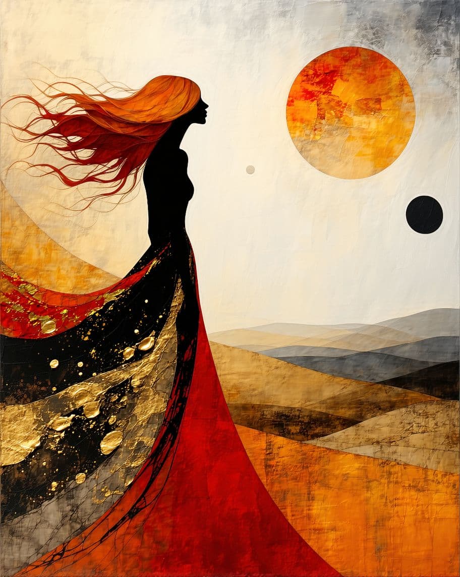 AI generated: Craquelure, tempera, oil textured art by Iren Horrors, Sam Toft, Ruben Ireland, Vladimir Tretchikoff...