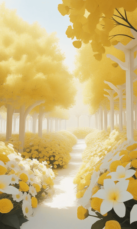 White & Yellow