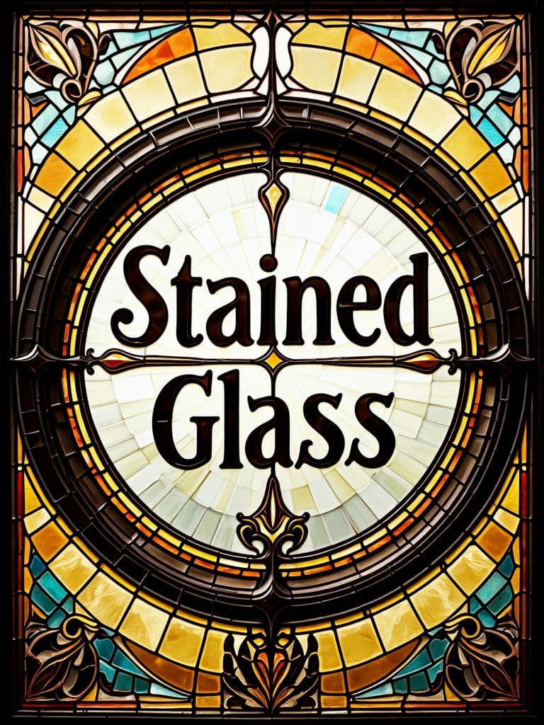 Stained Glass and Metal - CE