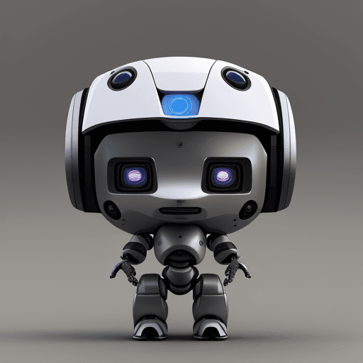 AI generated: 3D AI bot png