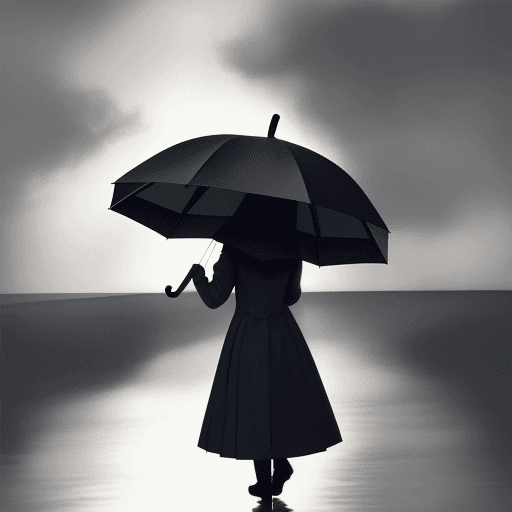 AI generated: A very light umbrella 