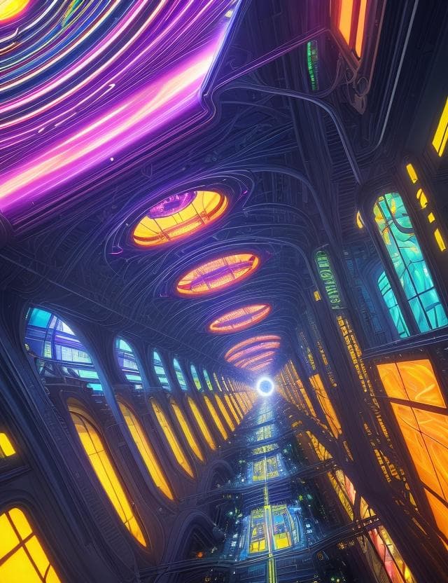 AI generated: DEscenery, Kinetic Art, Radiant, Metropolis Light Transport, Source Engine, Fauvist, Macro Photograp...