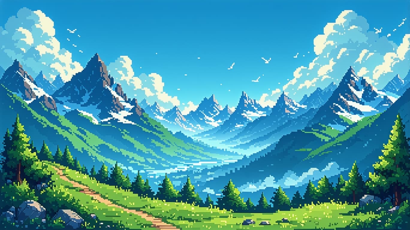 AI generated: immagine che deve fare da sfondo per un videogioco a scorrimento orizzontale 2D, cerca di usare una ...
