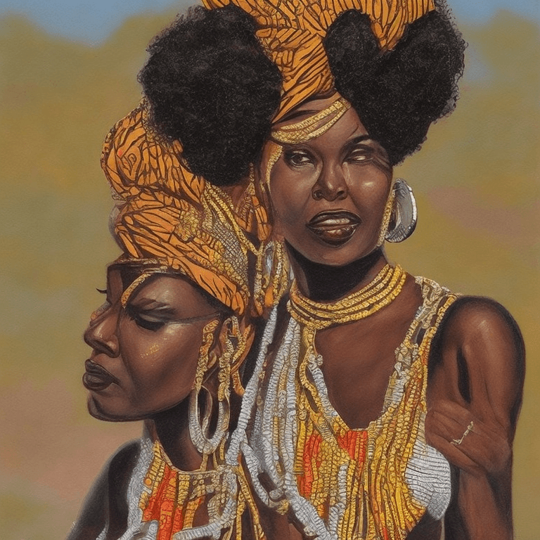 AI generated: african queen