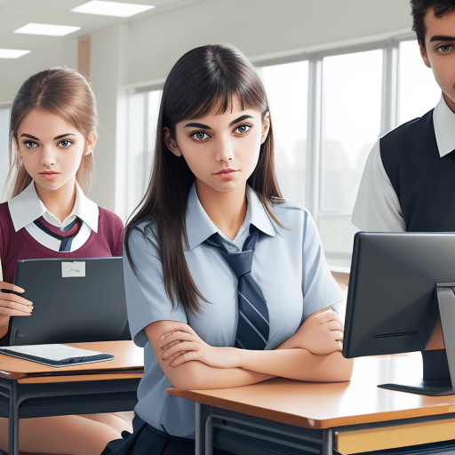 AI generated: Create school management Software Post 
Feature and trendy look 