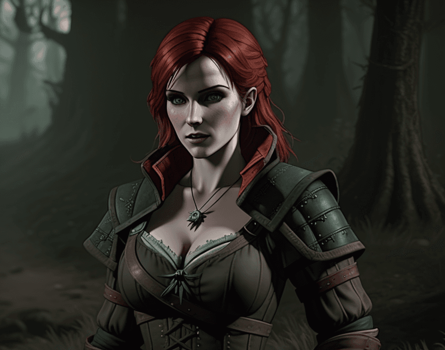 AI generated: The Witcher 3: Wild Hunt Triss