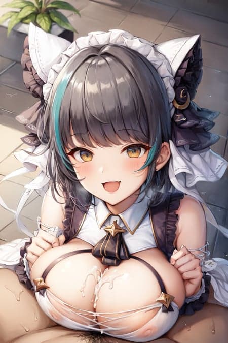 clothed_paizuri pose LoRA - Image 2