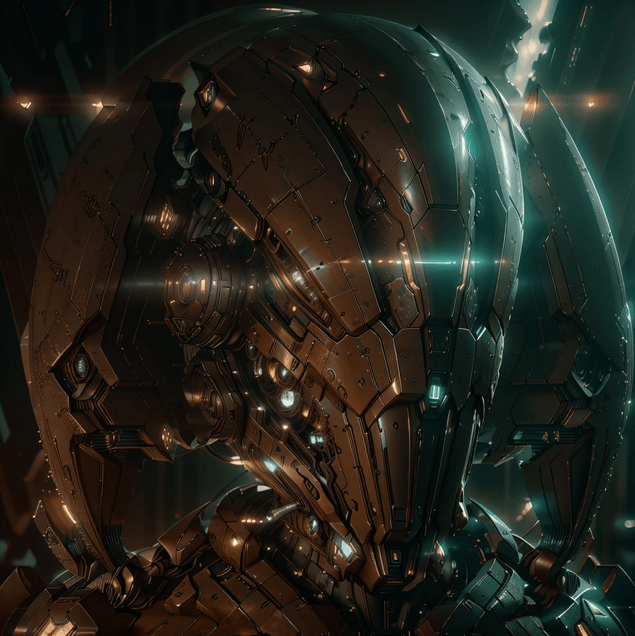 AI generated:  a sci - fi, cyberpunk art by James Paick, cgsociety, deconstructivism, vray tracing, rendered in ci...
