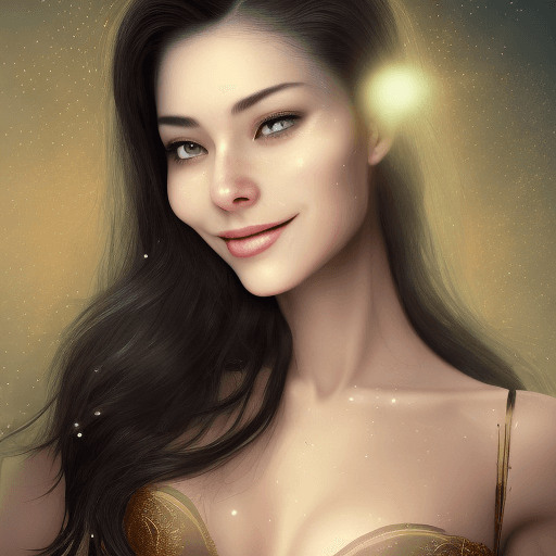 AI generated: A photo realistic image of a smiling woman. She is wearing (thin:1.2) (see-through:1.2) underwear 32...