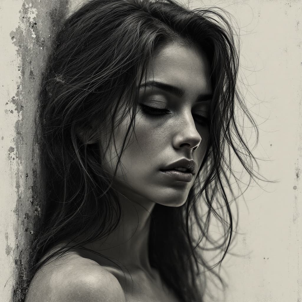 AI generated: mujer de espalda esperando un amor incierto de espaldas