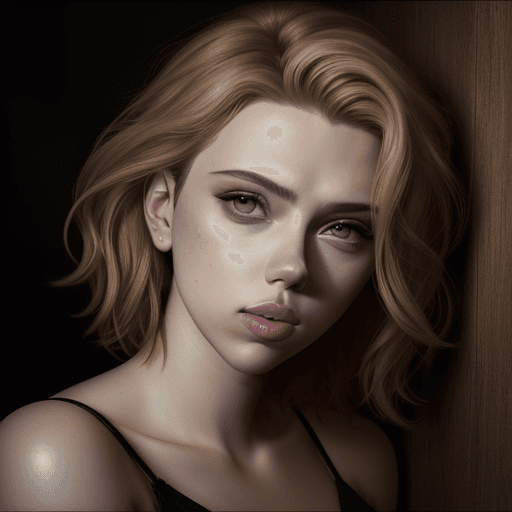 AI generated: Girl - Scarlett Johansson - portrait - photo
Natural Light