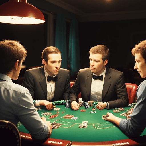 AI generated: People playing poker
