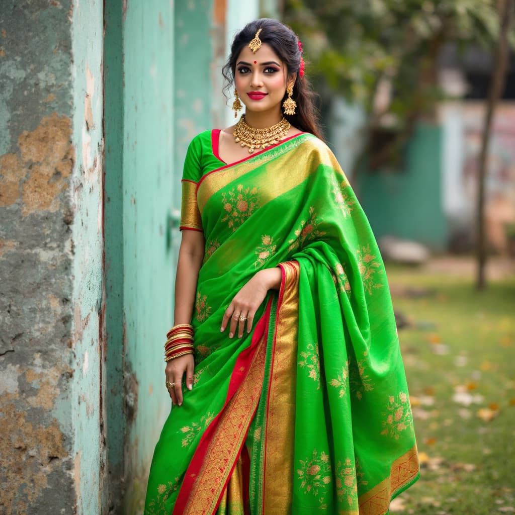 AI generated: South Indian. Women. Wearing. Churidar 