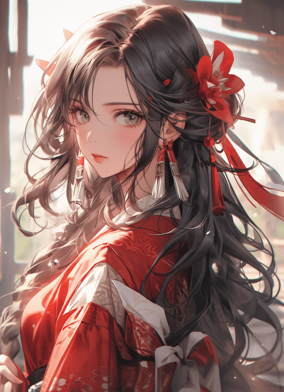 AI generated: new edition of essie art painting for an artist, in the style of zhang jingna, anime aesthetic, whit...