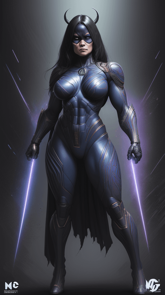AI generated: (best quality ,8k, 16k, highres, masterpiece:1.2),DC database  Poster by ((Darkseid)):2.2, Prominent...