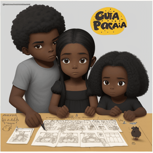 AI generated: Cria quadrinhos , storyboard de quadrinhos de desenho animado, cor , storyboard de quadrinhos, story...