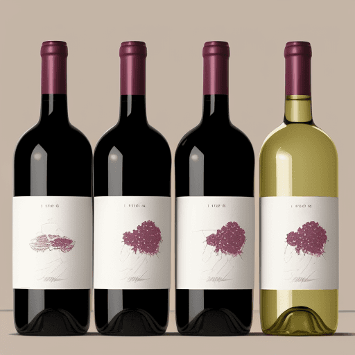 AI generated: A package design for a new line of wine that is playful and whimsical. - - style cute - - quality 1