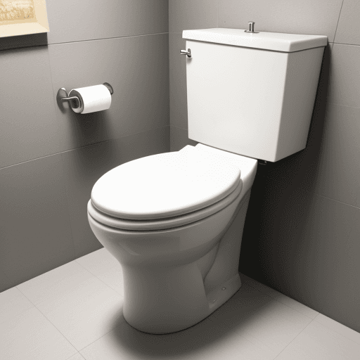 AI generated: nft is a picture with a toilet that has rolls instead of eyes and a brush in its mouth