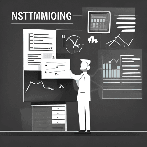 AI generated: mdjrny-v4 style png white background, person presenting a plan on a whiteboard, in the style of anim...