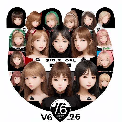 AI generated: girls from all over the world logo --v 6.0 --ar 9:4
