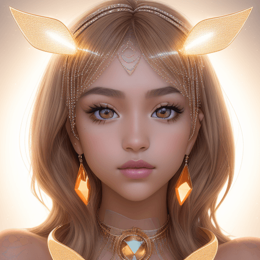 AI generated: a commercial photo portrait of the young instagram model, sparklecore, appropriation artist, shiny/g...