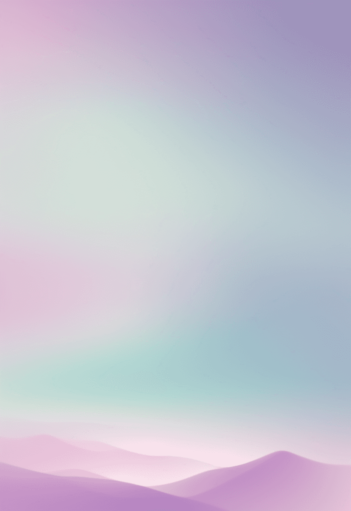 AI generated: soft colors background for mobile, scenery with blended charachteristics, calming and beatiful low d...