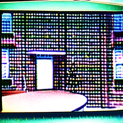 AI generated: British hospital at night time during Christmas, realistic, low quality photography, early 90's 
