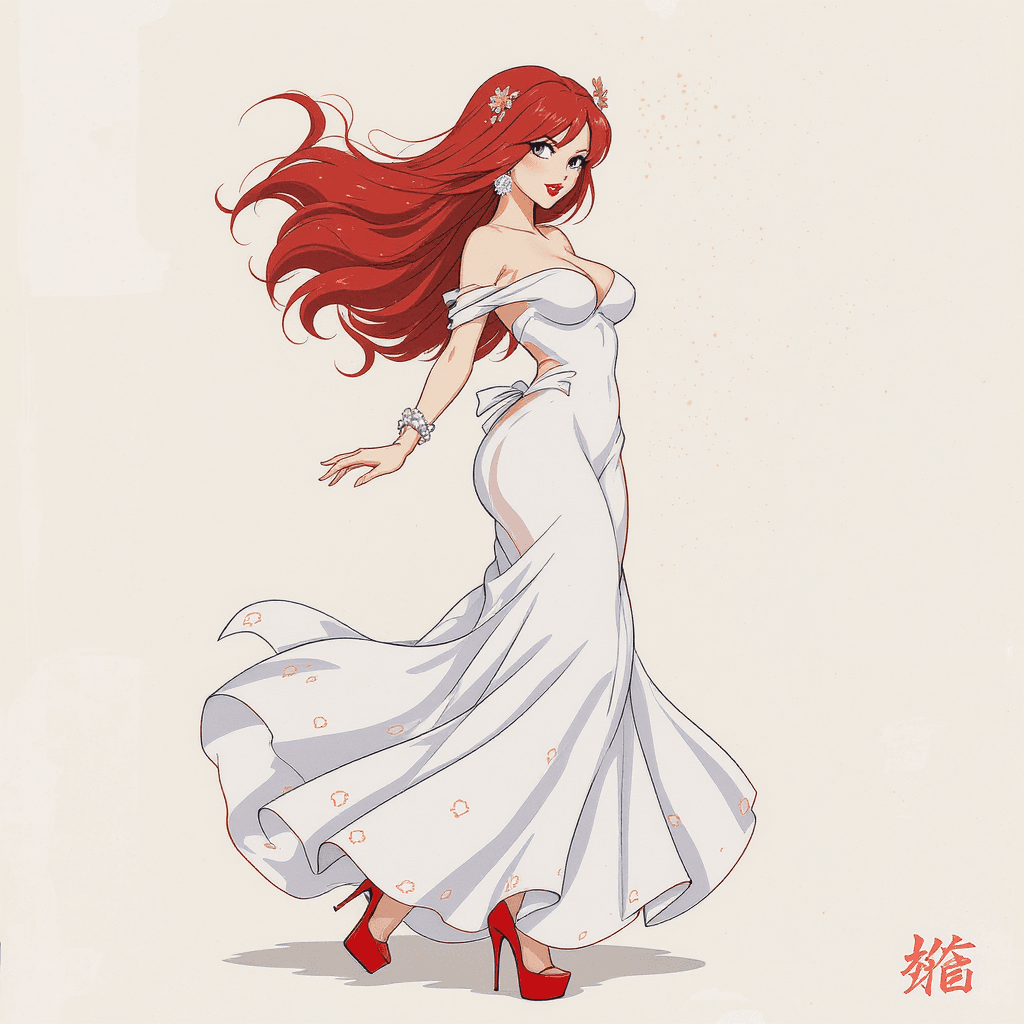 AI generated: Generate an image of a woman inspired by Sakura from Naruto Shippuden, reimagined in a cartoonish, v...