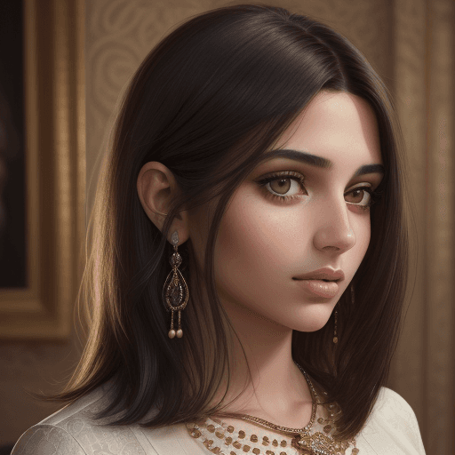 AI generated: A close-up portrait of a young beautiful (Scottish | French | Spanish | Iraqi ) girl, soft natural s...