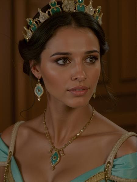 Naomi Scott as Jasmine from aladdin