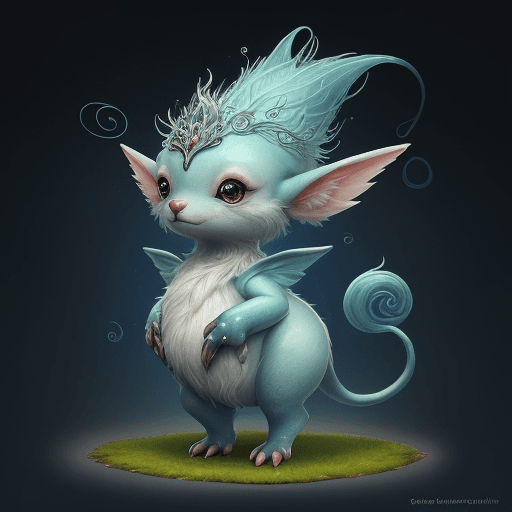 AI generated: a cute fantastical creature that blends the best of human, animal, and mythical traits