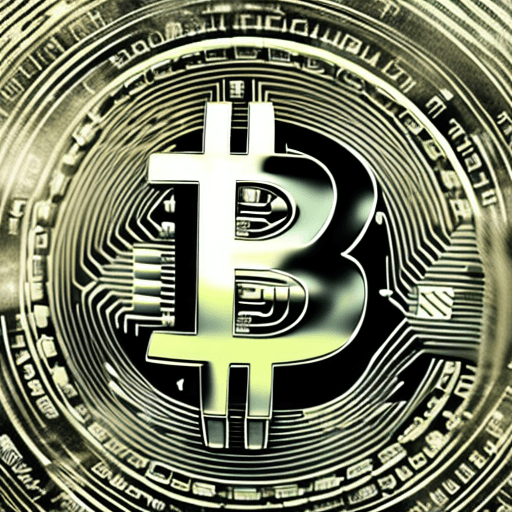 AI generated: the concept of blending bitcoins for privacy and security using the Blender-Bitcoin platform, high d...