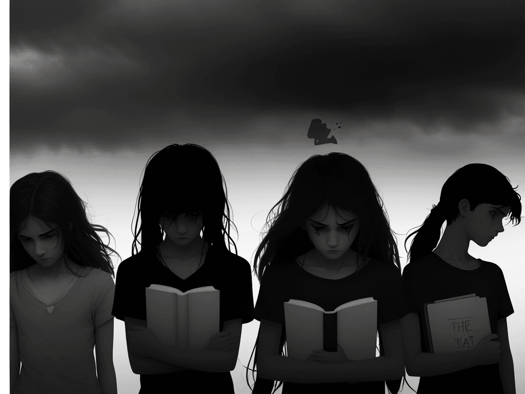 AI generated: Here’s a prompt for generating the book cover image:

"Design a book cover focused on adolescent anx...