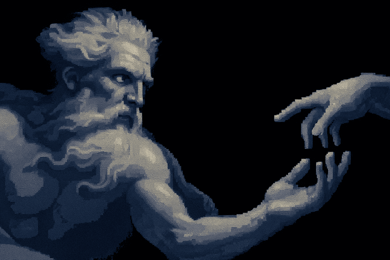 AI generated: convert in pixel art
